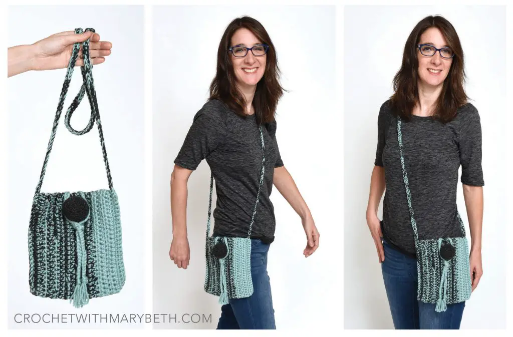 Heart Crossbody Crochet Bag Pattern - Step-By-Step Tutorial