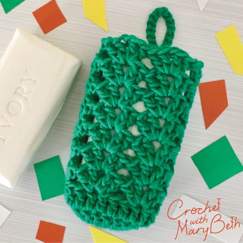 Free Crochet Pattern for Soap SACK Charity