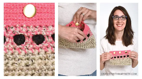 Free Crochet Pattern Polka Purse