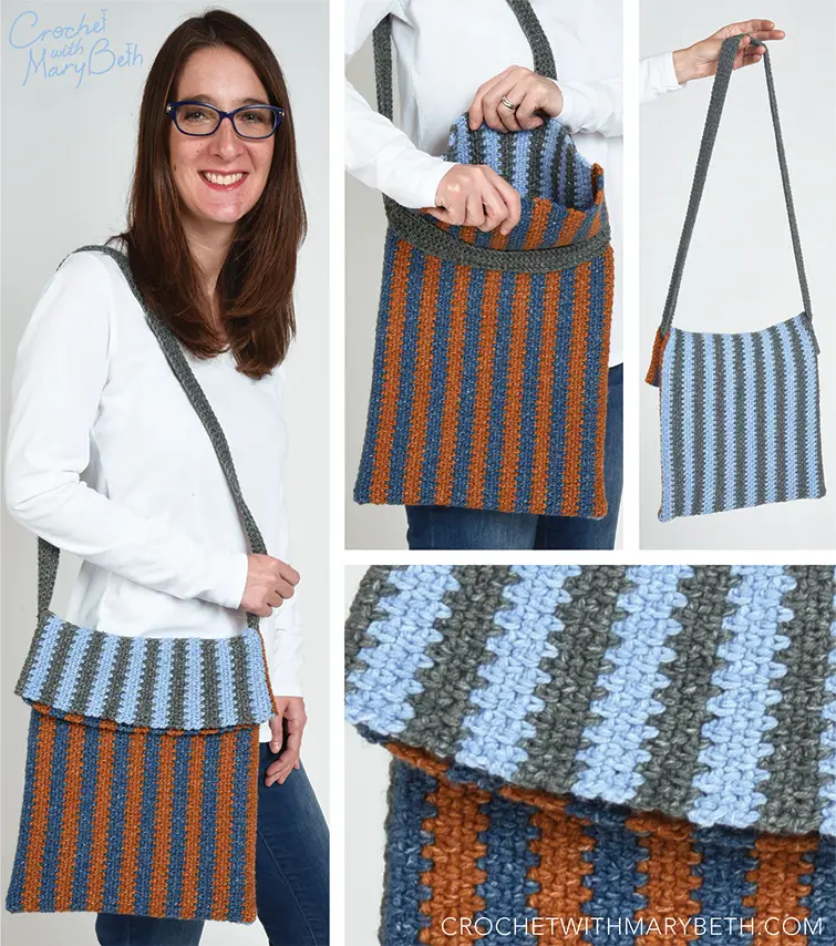 Slouchy Jean Tote - Free - Indie Crochet Patterns
