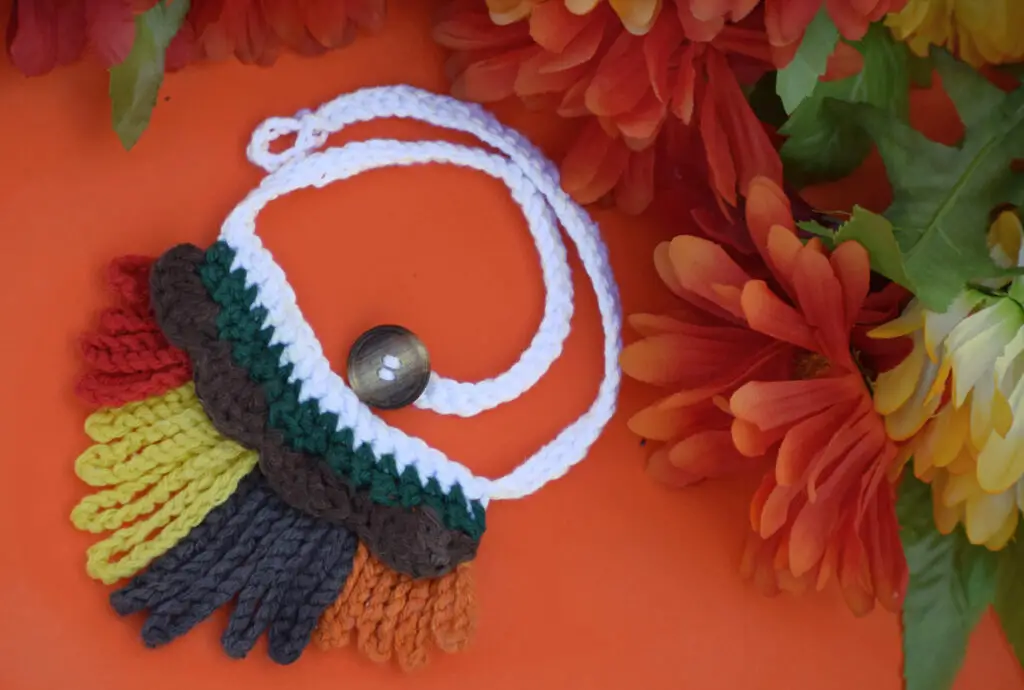 Wendy made a crochet accessory perfect for fall.