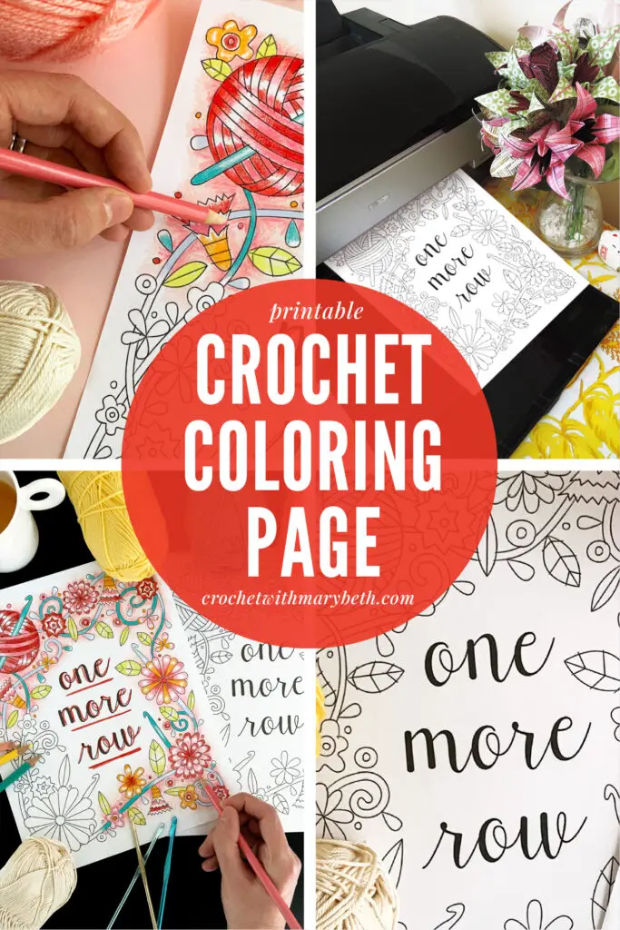 Do you enjoy both coloring and crocheting?

Have you ever combined the two together?  This pretty crochet adult coloring page by Crochet with Mary Beth features crochet tools, yarn, flowers, and a crochet sentiment to color and enjoy.

Two sizes are included in your purchase, 8.5" x 11" and A4.

Download and enjoy!

#crochetcoloringpage #crochetcoloringpage #adultcoloringpage