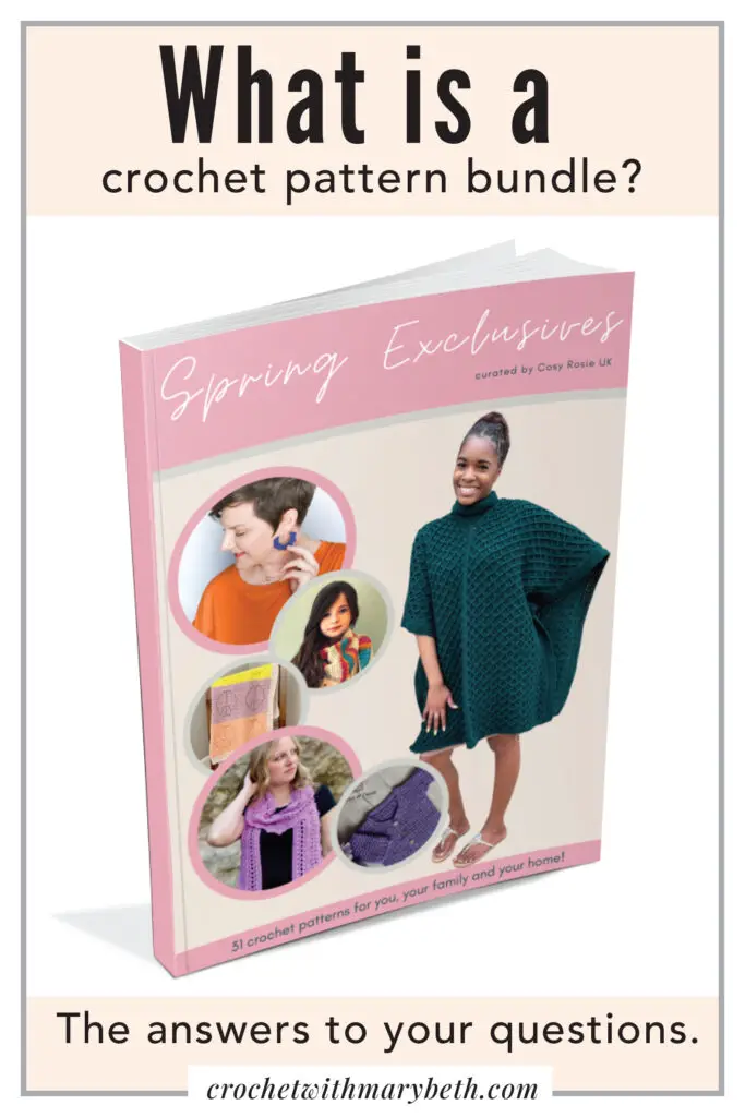 Have you been hesitant to purchase a crochet pattern bundle because you don't understand exactly what they are or how they work? In this post I answers all your questions about crochet bundles, also called suites or collections. The post explains how they work, what to watch out for, disadvantages, advantages, and reveals the behind the scenes. It will help you decide if purchasing a bundle is right for you and what type of bundle would suit your needs. Click thought to read the article.