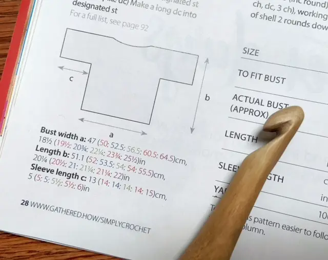 A schematic from Simply Crochet Magazine.