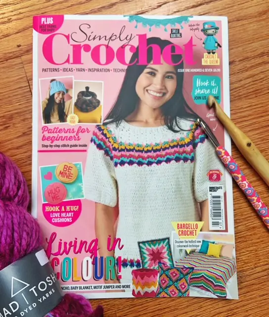SImply Crochet Magazine February Issue.