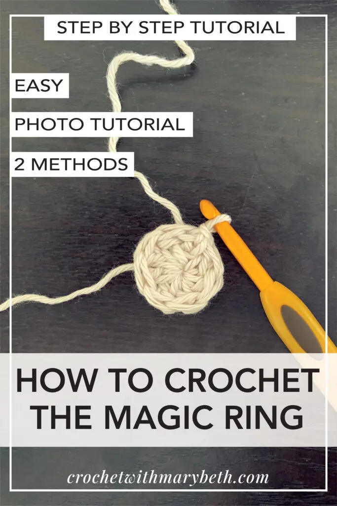 This step by step photo tutorial with show you two methods to crochet a magic ring, also called a magic circle or adjustagle ring. The magic ring is used for projects stitched in the round. It creates a circle with absolutely no hole in the middle. I've included two different ways to make the circle so you can try both and see what way works for you. It takes a little practice but you can do it! You are going to love the magic ring!
Crochet with Mary Beth - Fashion Crochet Patterns avatar link