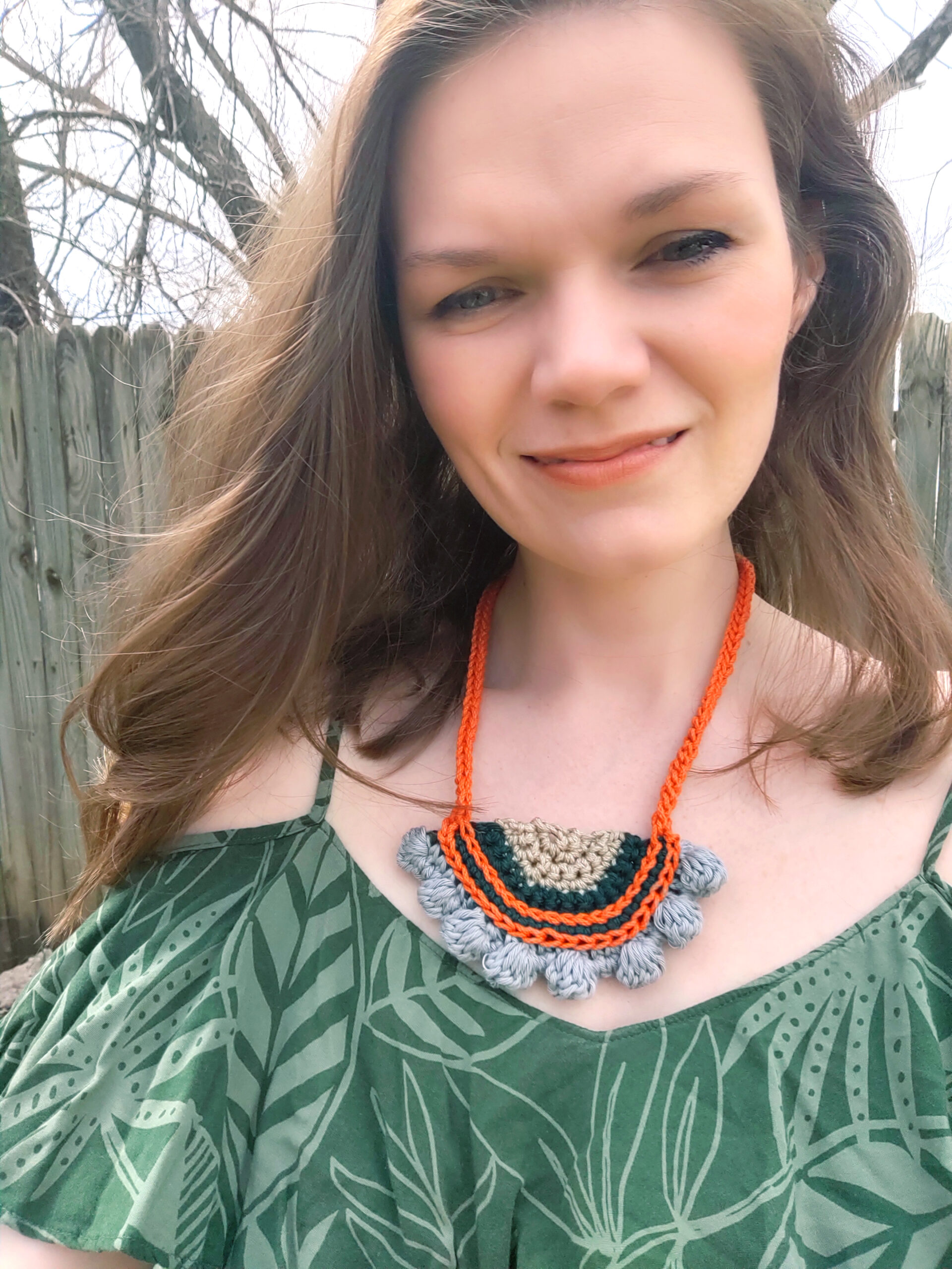 Eight Bobble Crochet Necklace Pattern Indie Crochet Patterns