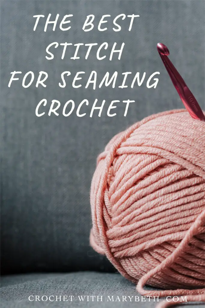 What is the best stitch for seaming crochet?  I am a crochet designer and I can tell you.  But the answer might surprise you.  I wrote up a blog post all about seaming crochet sweaters and you can read it now.  This pin will take you directly to the post.